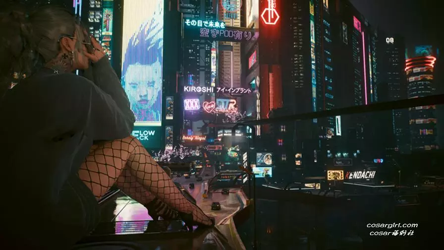未来都市魅影 赛博朋克2077中的炫酷女孩-COSER视觉