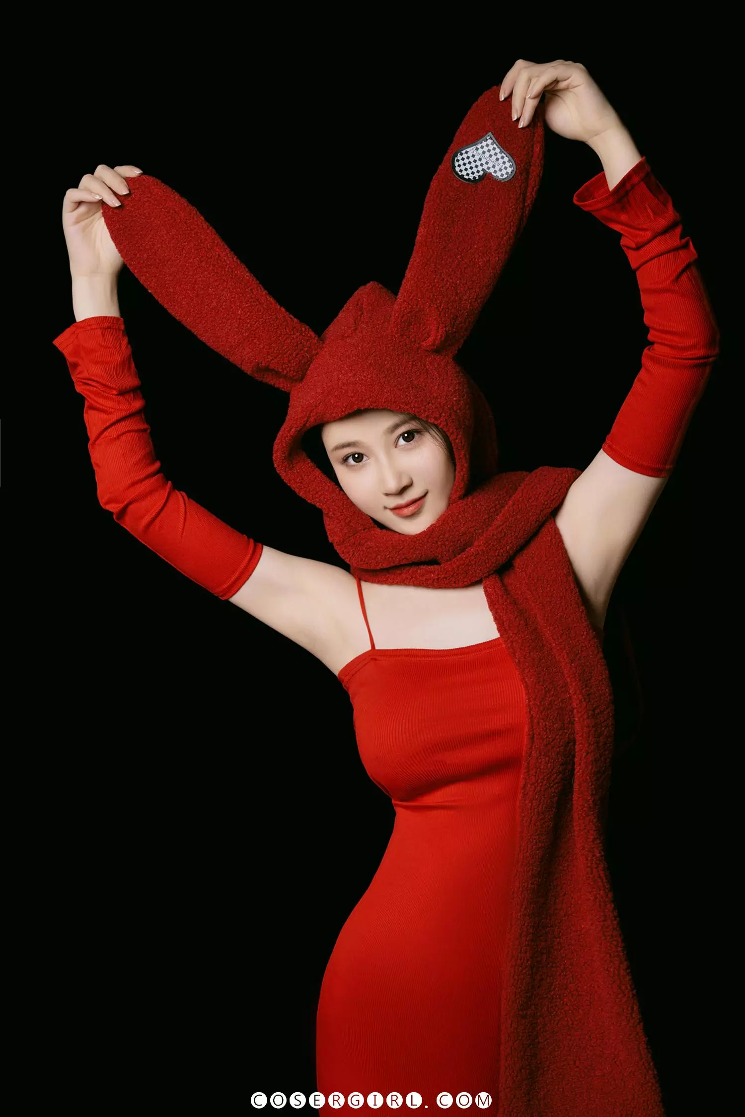 图片[3]-年年《拜兔年》写真——软萌红兔上线，祝你红红火火一整年！-COSERYYDS