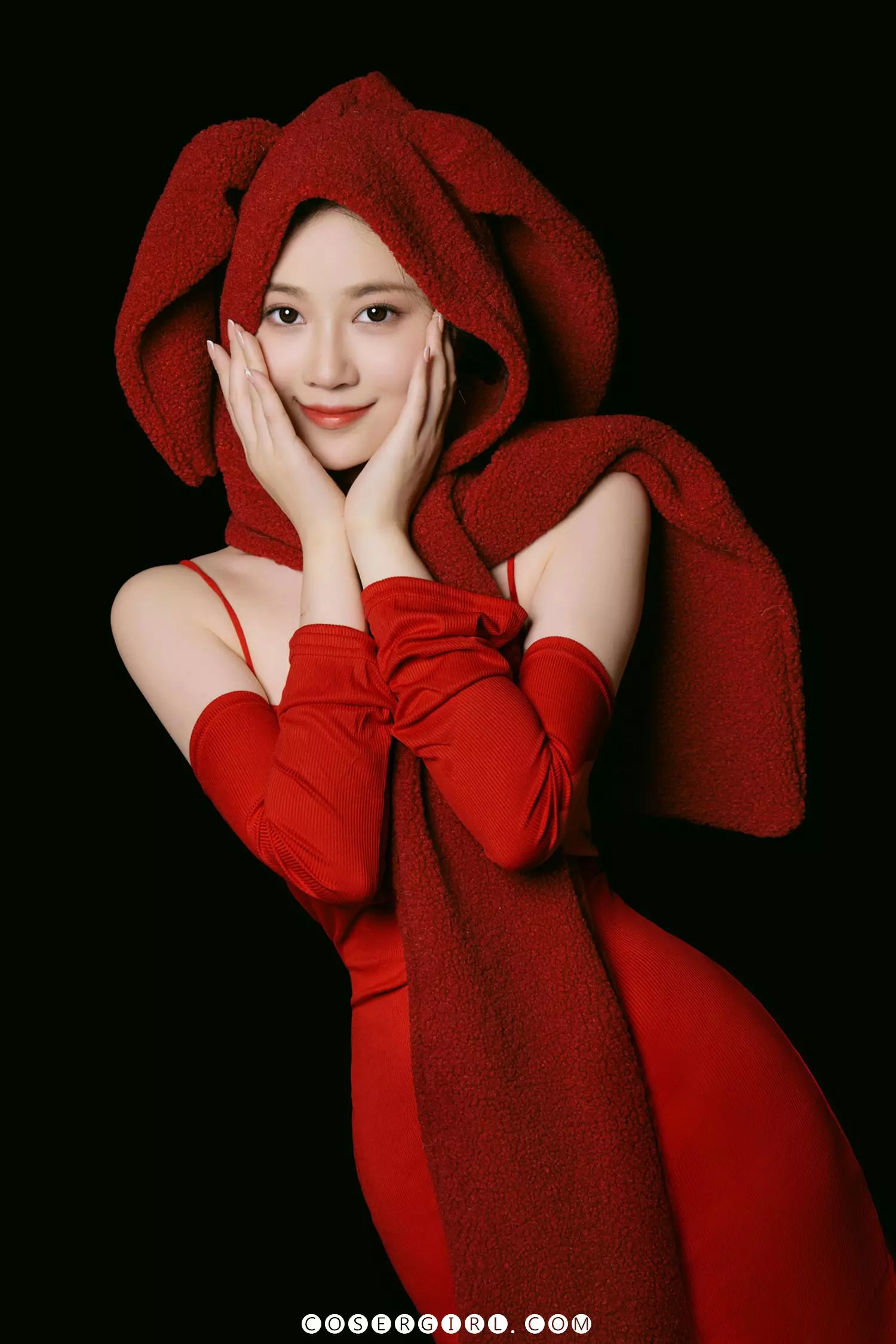 图片[2]-年年《拜兔年》写真——软萌红兔上线，祝你红红火火一整年！-COSERYYDS