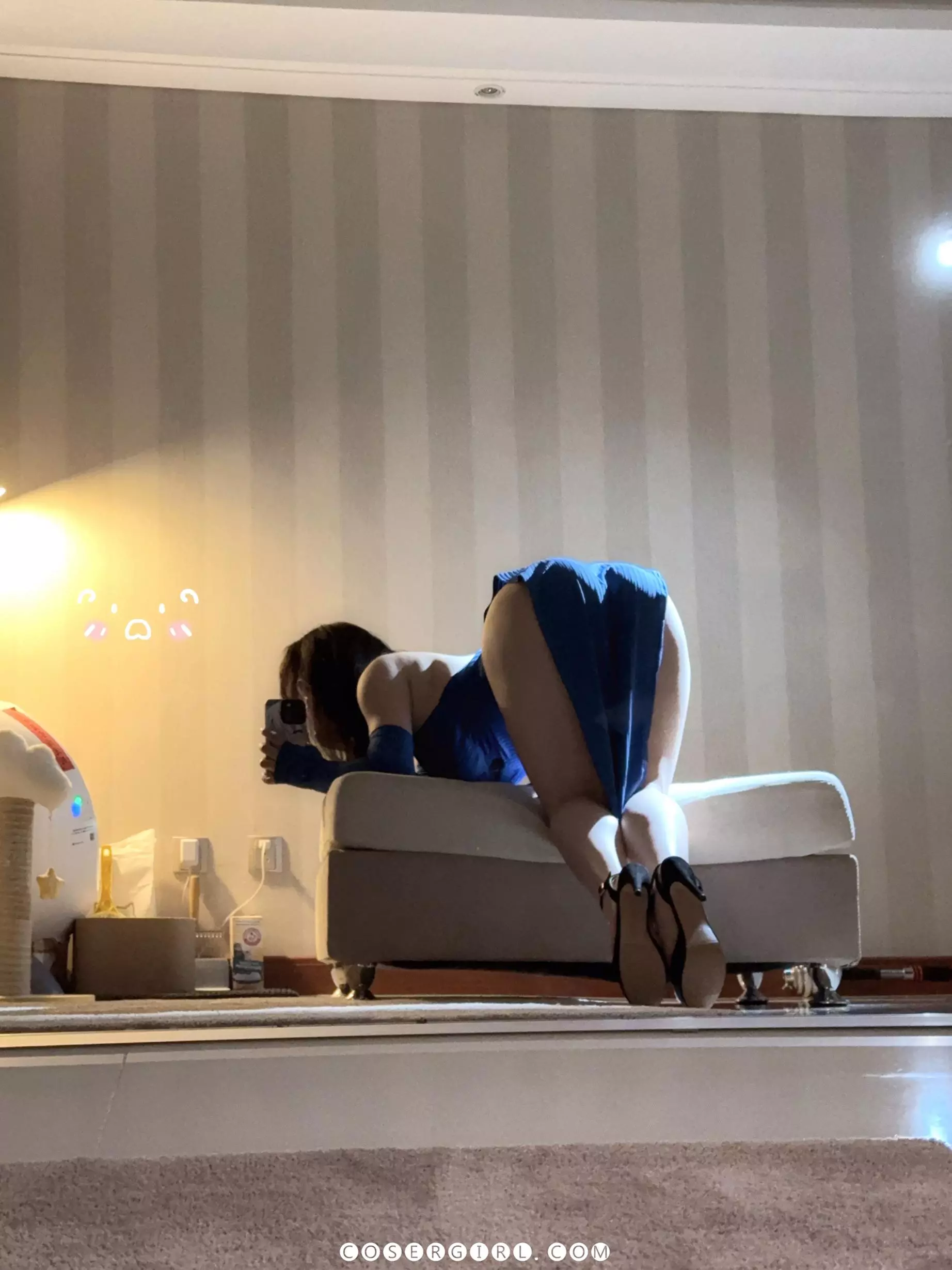 皮皮奶可可爱了 no.059 蓝色旗袍 [17p1v 58mb] 压缩 2