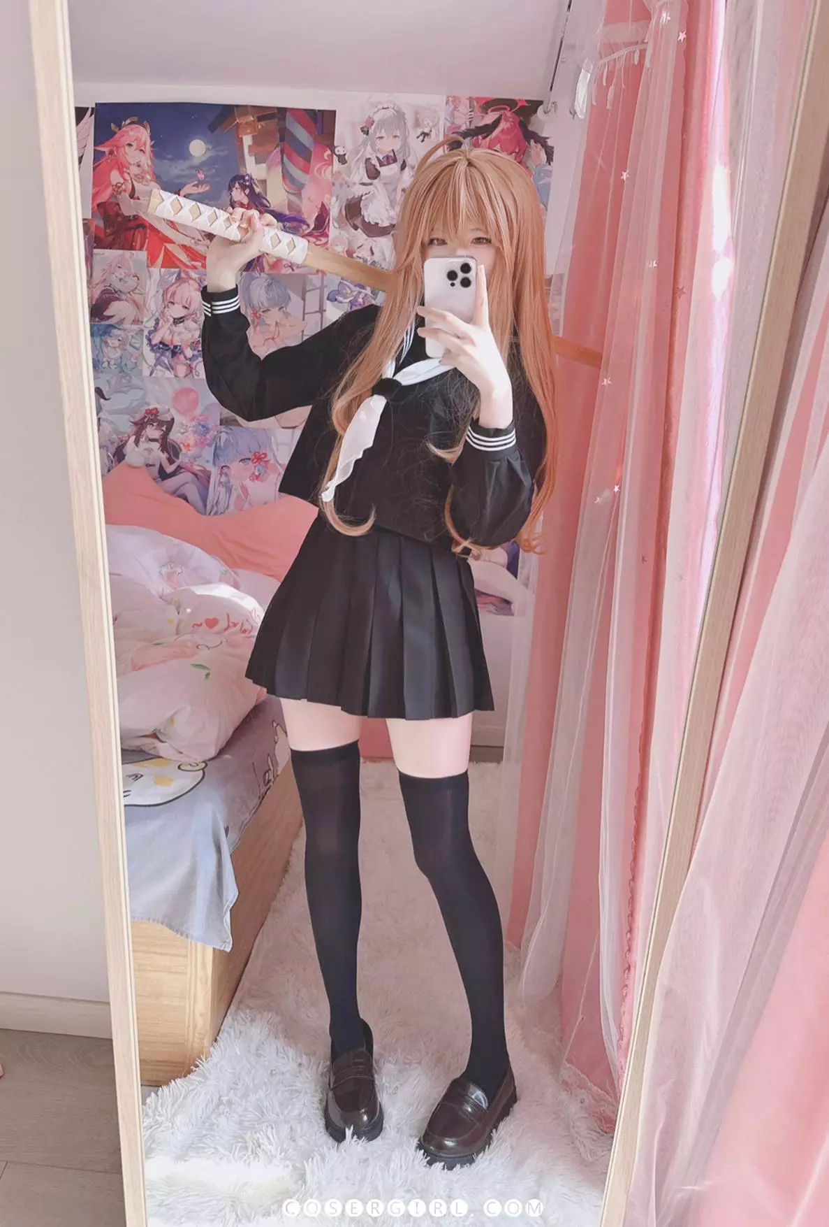 Misa呆呆写真下载：逢坂大河Cosplay [JK制服] (23P1V)-coseryyds