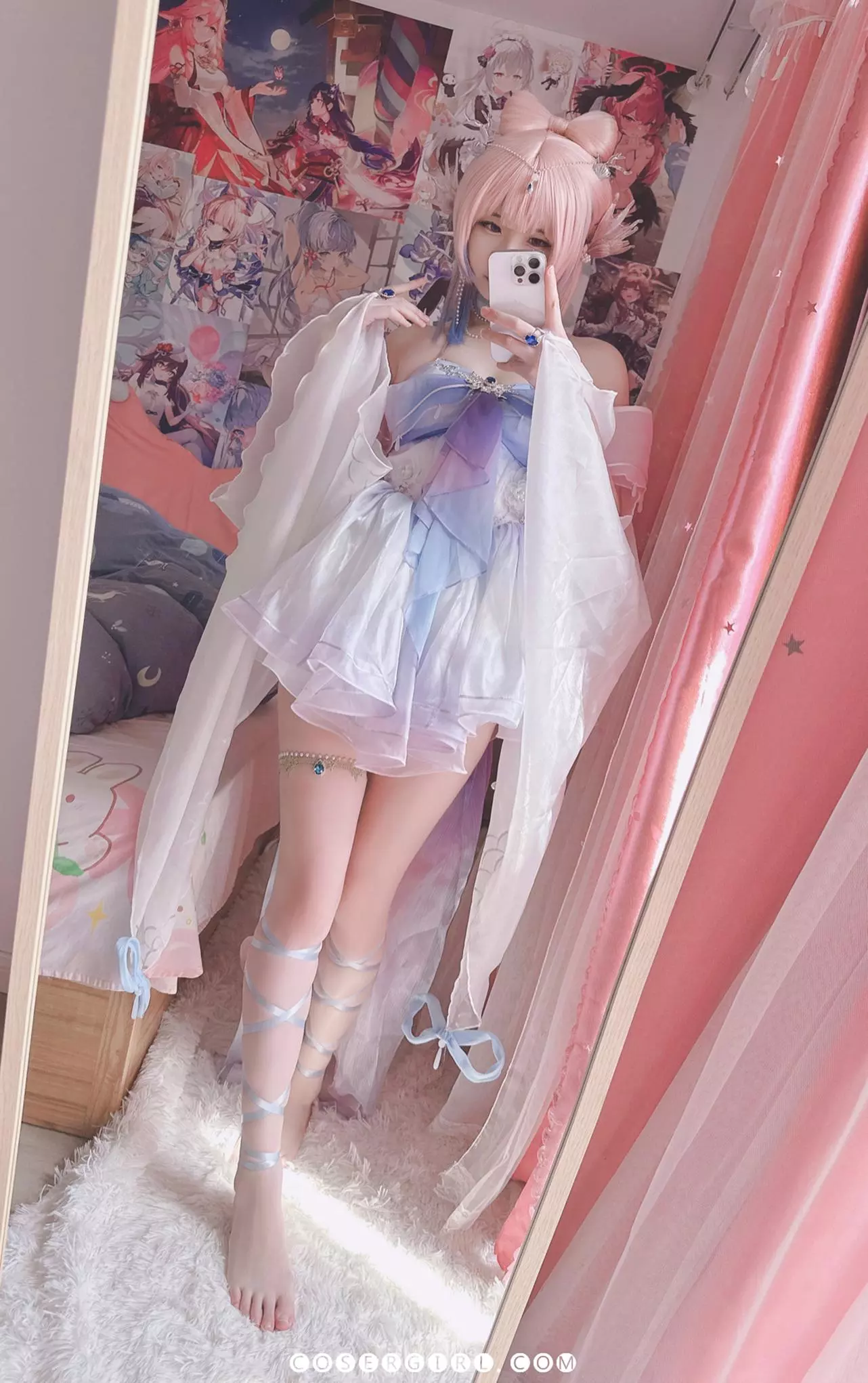 Misa呆呆 人魚心海 Cosplay写真下载 – 梦幻人鱼姬 (15P3V)-coseryyds