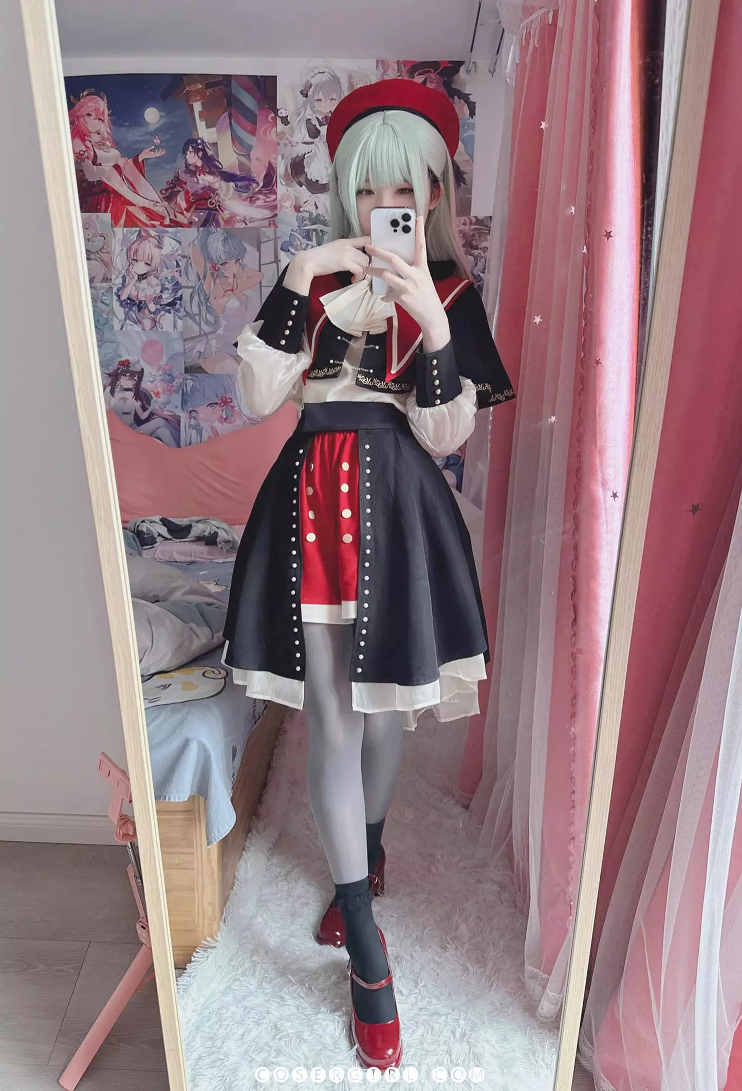 Misa呆呆《BanG Dream!》若葉睦Cosplay写真图包下载 (18P+3V)-coseryyds